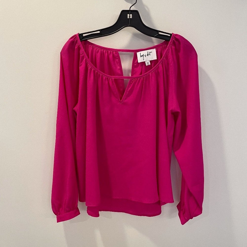 🎈 Hy & Dot Hot Pink Top
